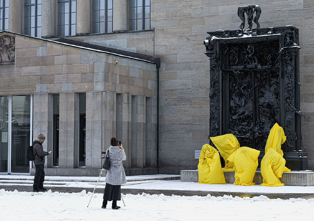 Brigitt Bürgi: Angstkörper in Gelb