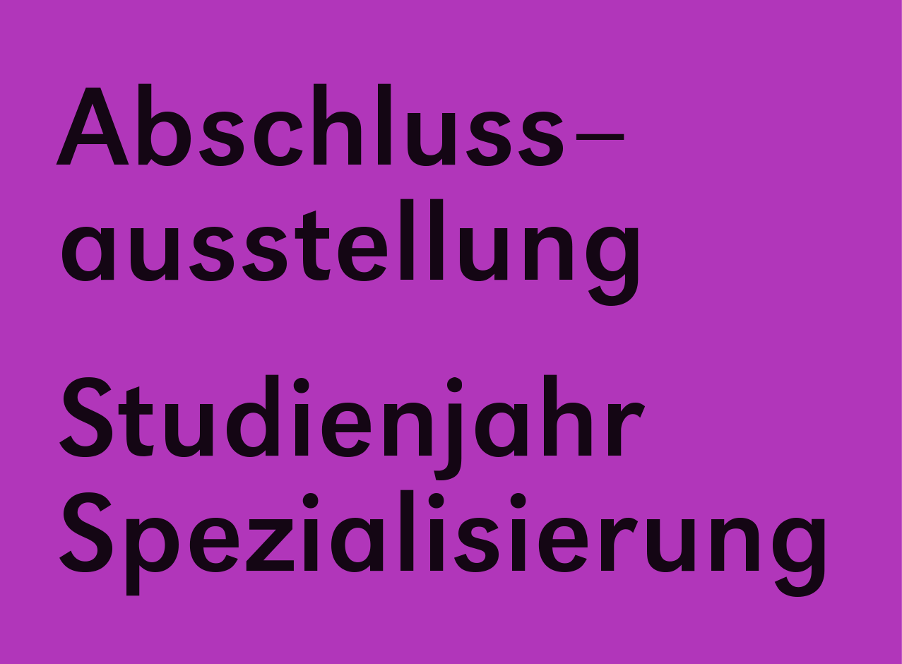 SKDZ Abschlussausstellung – Studienjahr Spezialisierung 2021