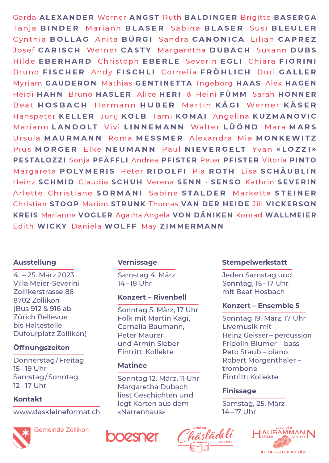 Ausstellung Das kleine Format 2023 2