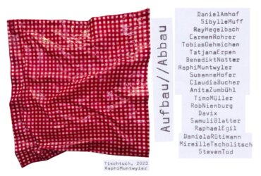 AUSSTELLUNG: Aufbau//Abbau