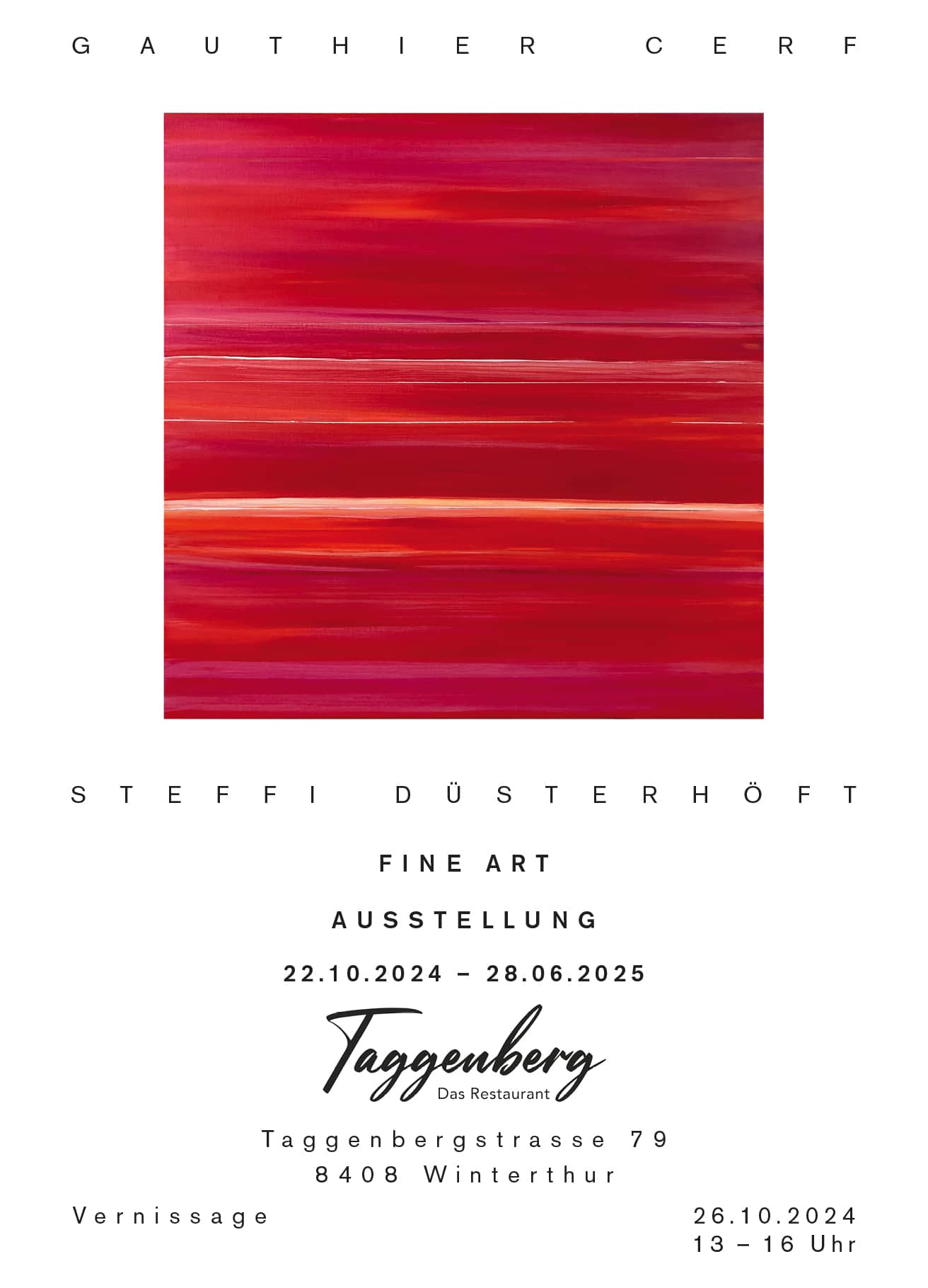 Fineart Ausstellung von Steffi Düsterhöft und Gauthier Cerf