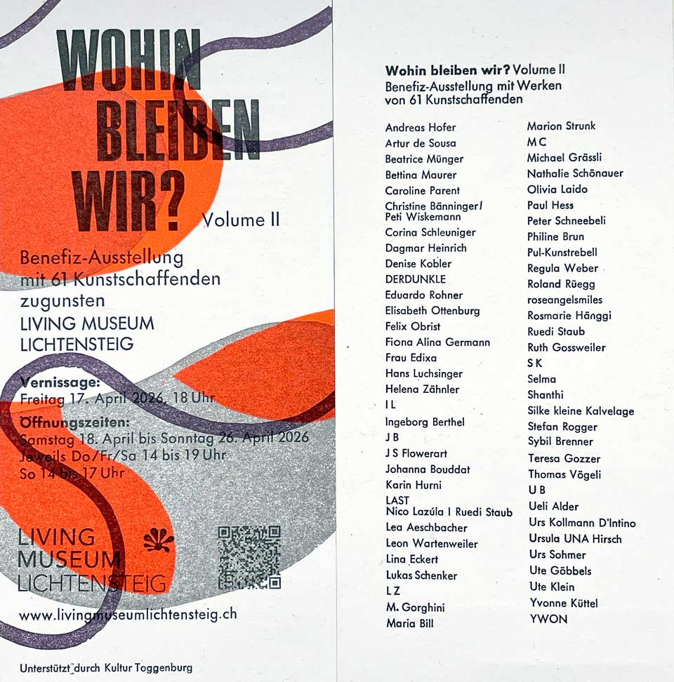 wohin bleiben wir - Ausstellung Living Museum Lichtensteig