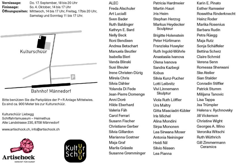 ARTISCHOK KULTURSCHÜÜR Ausstellung